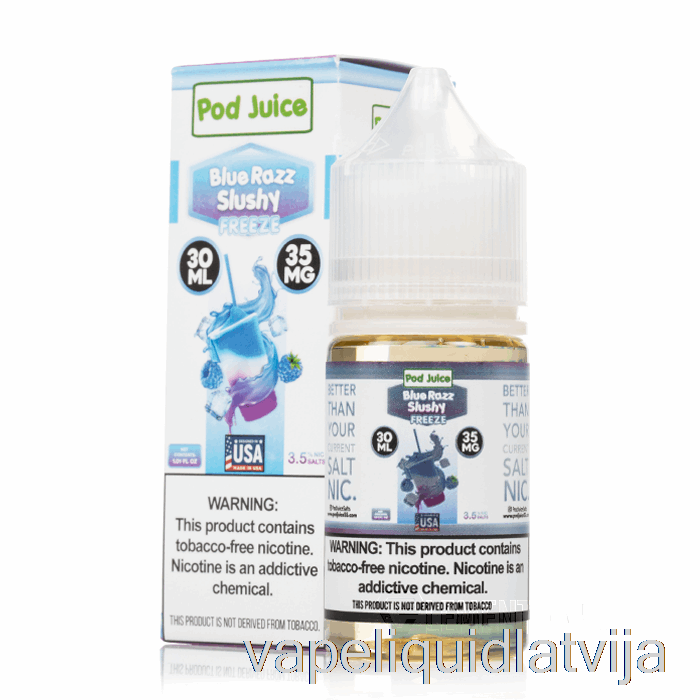 Freeze Blue Razz Slushy - Pāksts Sula - 30ml 55mg Vape šķidrums